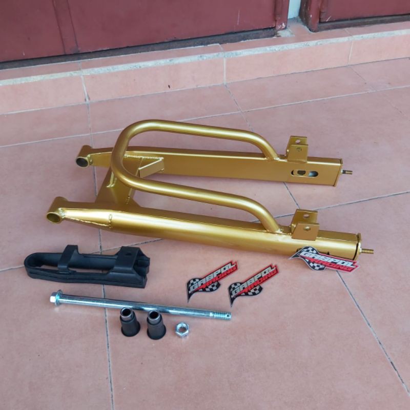 SWING ARM OVAL RX KING BESI TEBAL GOLD LAS KUAT FULL SET TINGGAL PASANG AJA GASPOL RACING