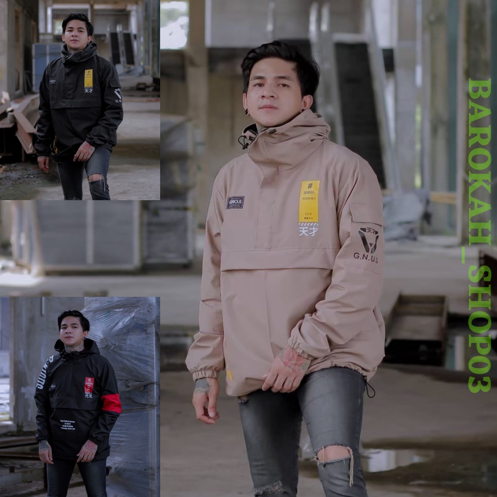 Jaket Parasut distro Bandung //  Jaket Cagoule Waterproof