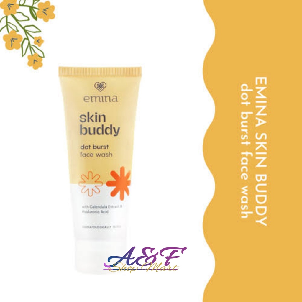 EMINA SKIN BUDDY DOT BURST FACE WASH 60ml - Pembersih Wajah