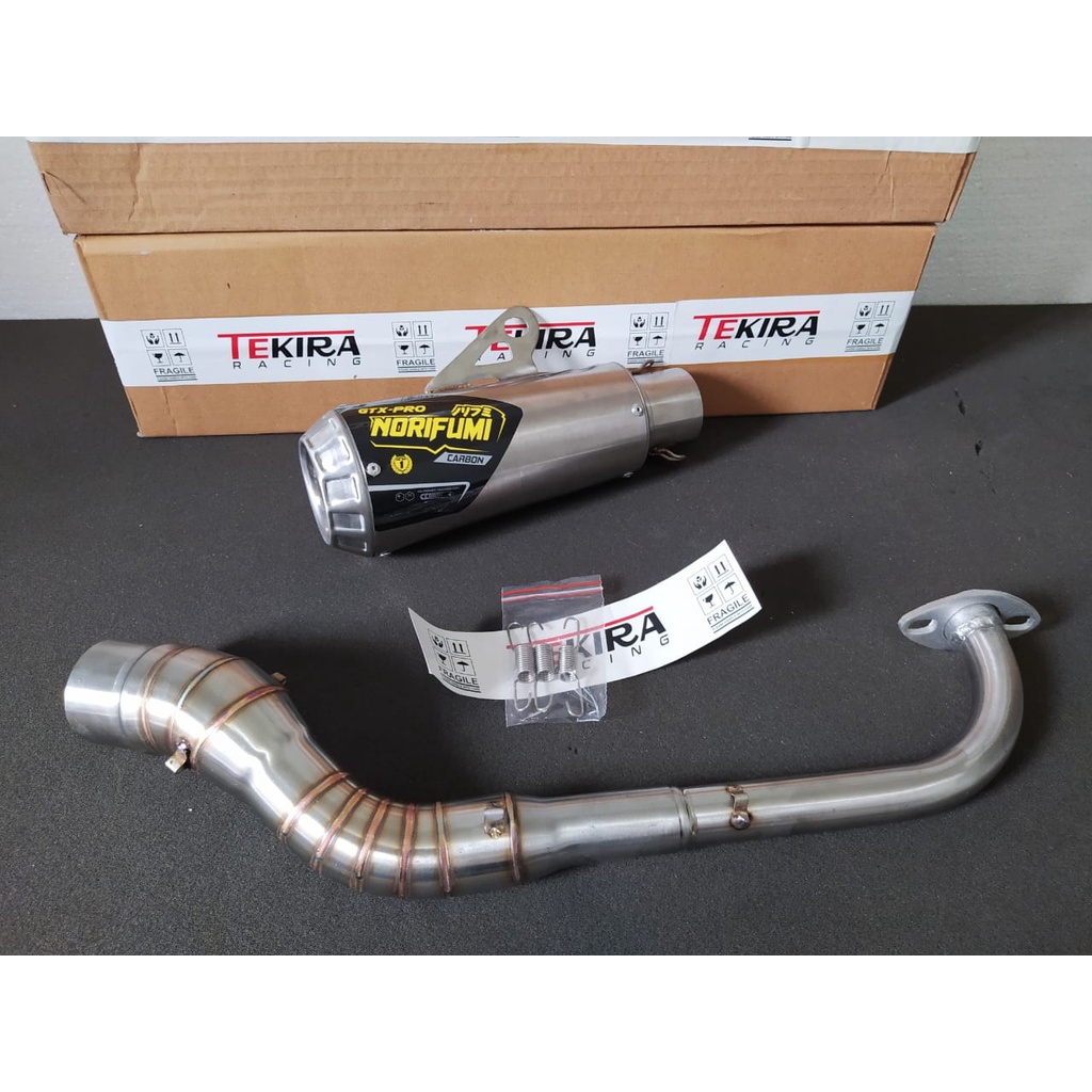 Knalpot Racing Norifumi GTX Carbon Series Pnp Wave 110 125 Ex5 Astrea Grand Supra X Fit X125 X 125 H