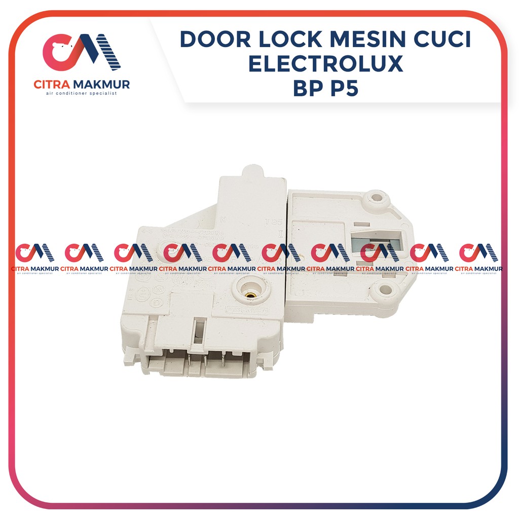 Kunci Switch Pintu Mesin Cuci Electrolux EWF Front Load Door lock doorlock BP P 5R Otomatis