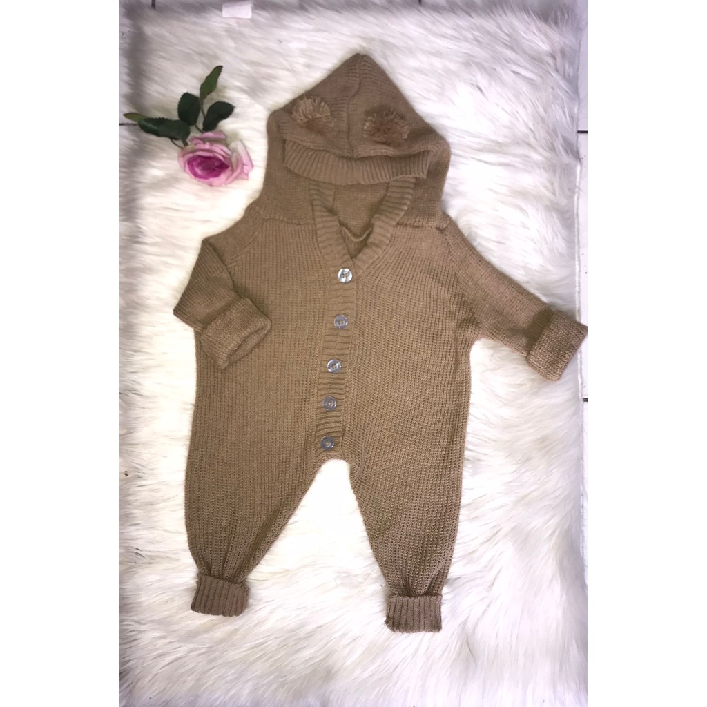 Jumper Rajut Seker Anak Bayi 0-6 bln UNISEX/Baju kodok/Jumper bayi perempuan/Jumper bayi laki-laki-4
