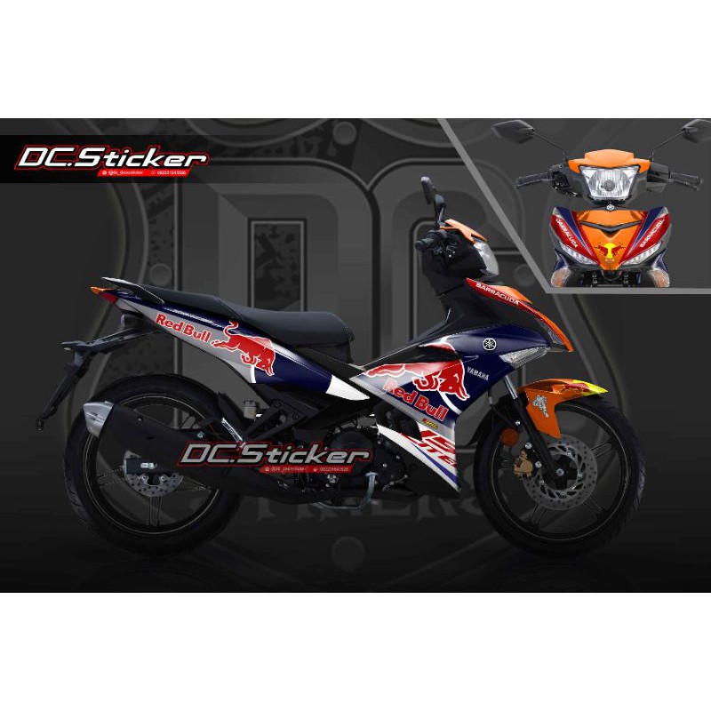 decal mx king redbull