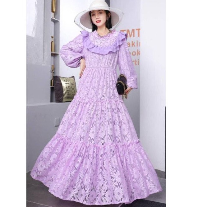 Dress Maira Brokat import Premium