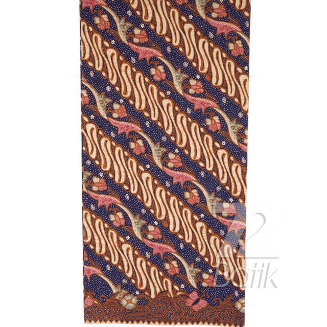 KAIN BATIK PREMIUM Bahan Katun Motif Parang Warna Biru Merah Blue 723590 Cap 72 Jarik Jarit Samping Kebat Panjang Batik Katun Modern Premium Bahan Seragam Batik Pernikahan Kantor Keluarga Murah Kamen Jadi Batik Bali Lembaran