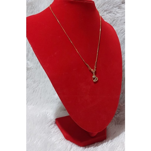 Kalung xuping kalung dewasa  KL 003 lapis emas gold permata