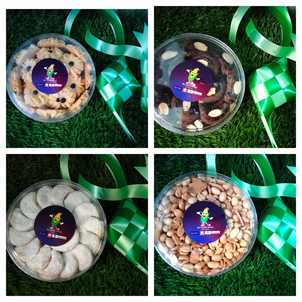 

Kue kering Lebaran Homemade With Love Kemasan Toples 500 Gram Halal