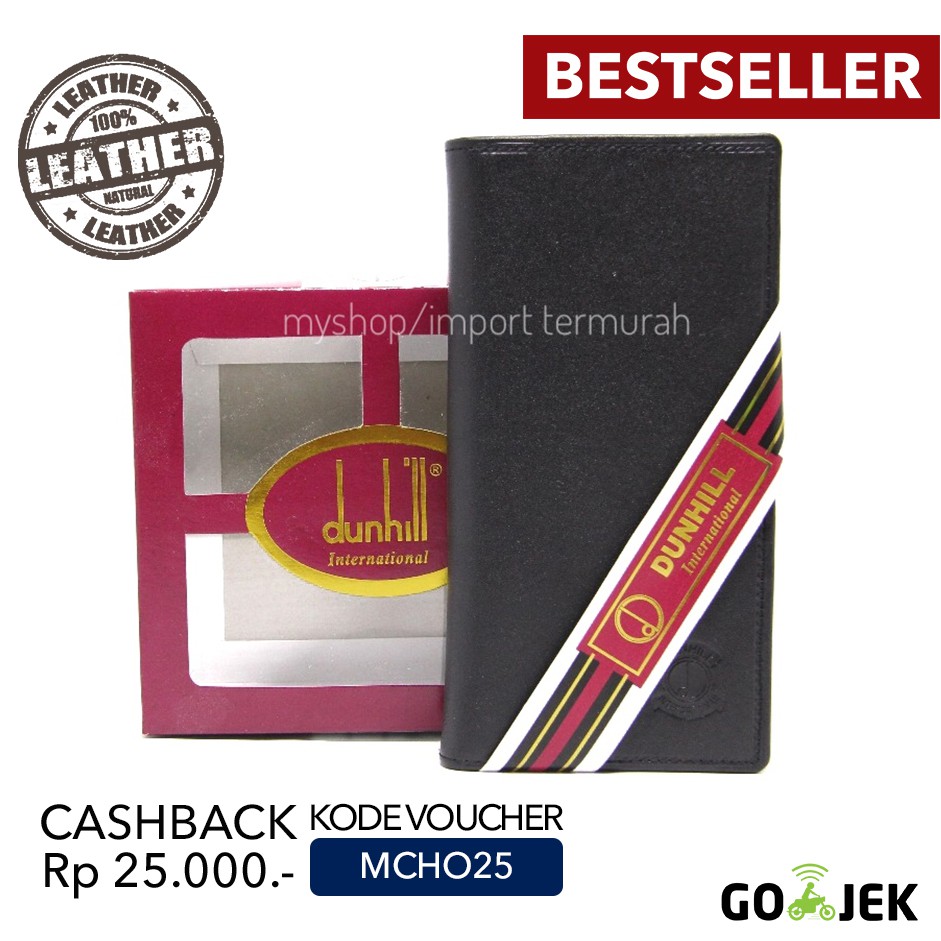Dompet Panjang Kulit Asli Pria Cowo Dh 57