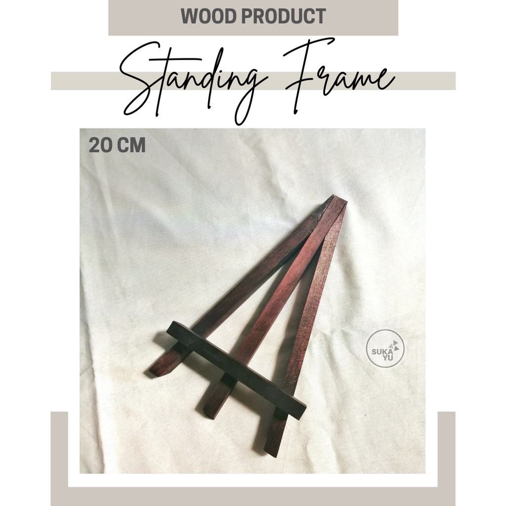 Stand Kayu / Standing Phone / Standing Frame / Tripod Kayu