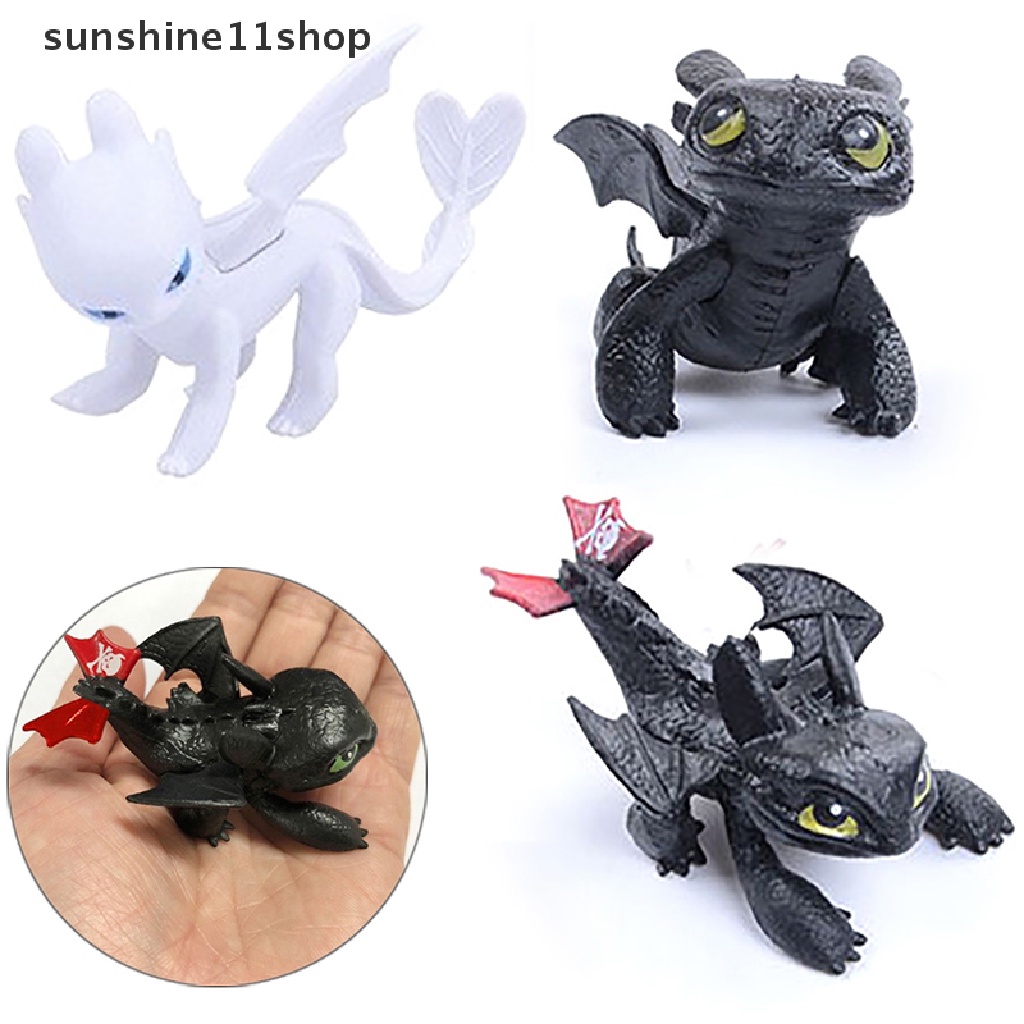 Sho Mainan Action Figure Toothless Night Fury Dragon Untuk Koleksi