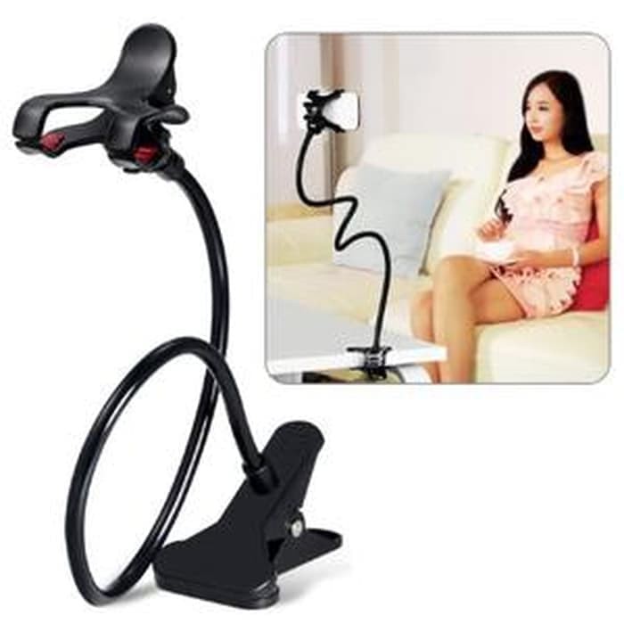 OM140 Lazypod 2 Clips Tongsis Jepitan Narsis for Smartphone