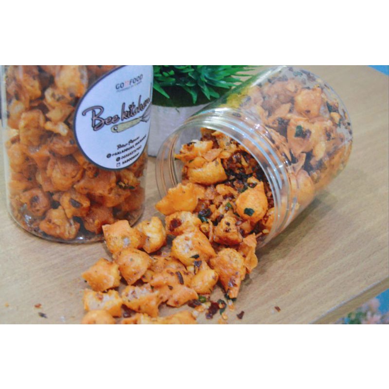 

siomay kering pedas