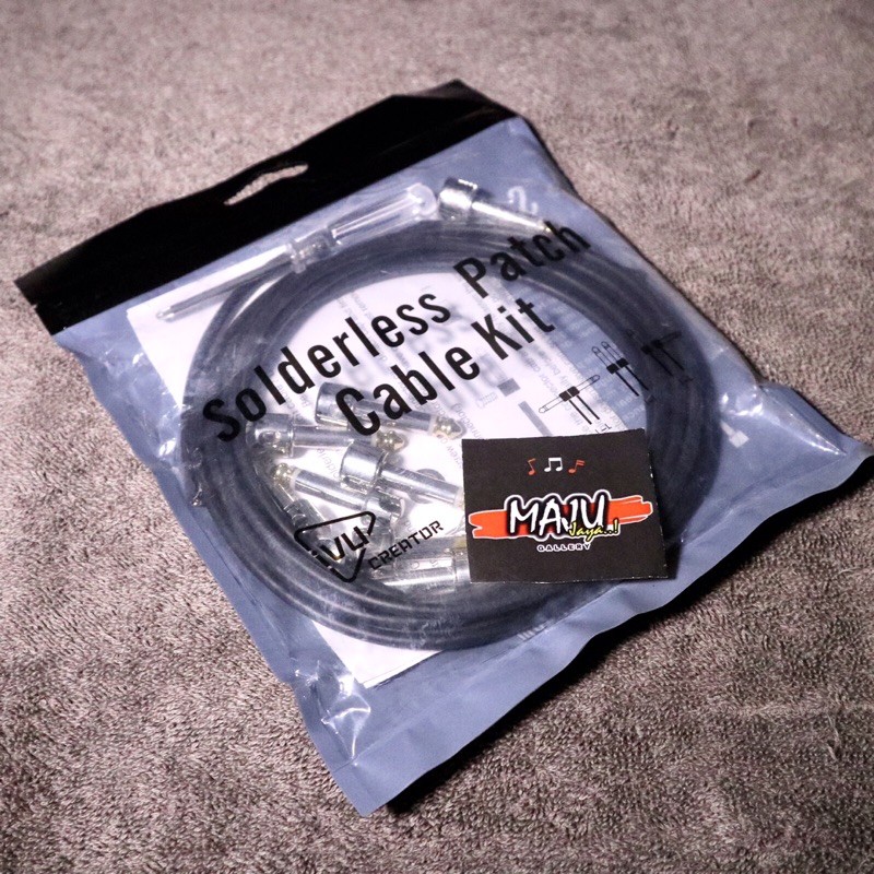 kabel jumper efek gitar bass solderless ivu creator noiseless kit cable
