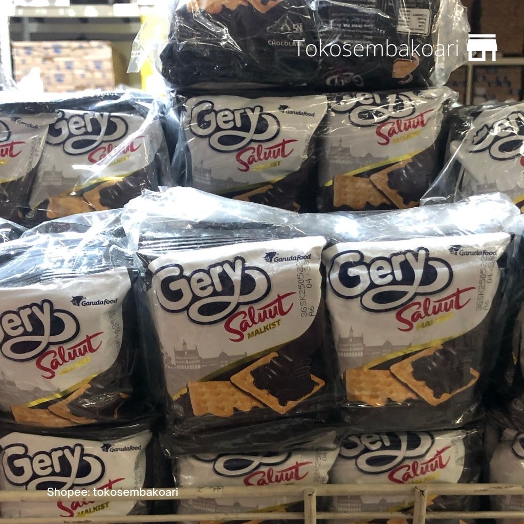 

Gery Saluut Malkist GreenTea dan Chocolate 18 gr x 20 pcs