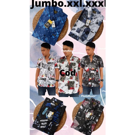 KEMEJA SURFING JUMBO.BISA C.O.D...XXL.XXXL