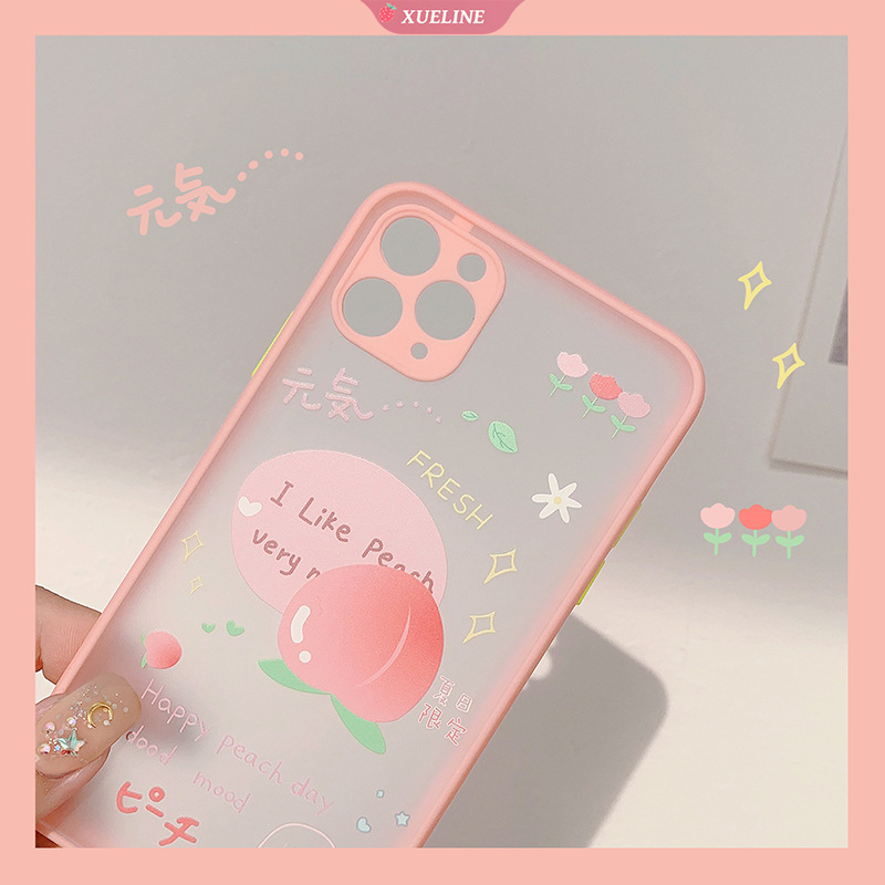 iPhone tpu Camera Protection phone Case CoverFull Cover Shockproof Protective Case Soft Silicone Case Protection Summer fruit iPhone 7 8 SE X Xs Xr 11 Max 11 12 pro max Xueling