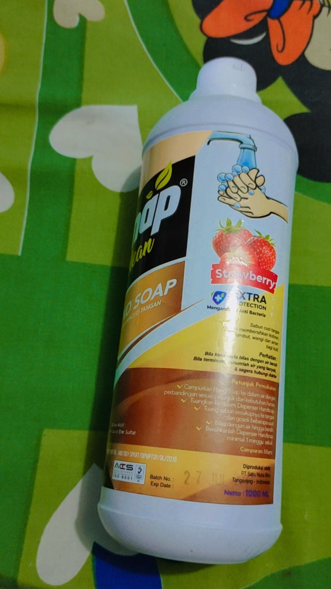 Sabun Cuci Tangan / Hand Wash / Hand Soap | Snap Clean - 1 Liter