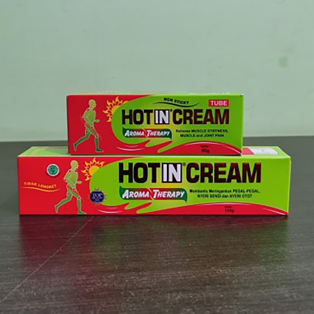 Bisa COD Hot In Cream Aromatherapy Kemasan Tube 60 gr &amp; 120 gr - Hotin Cream Aromatherapy