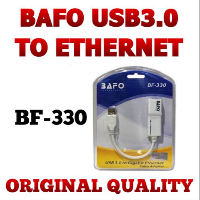 BAFO USB TO ETHERNET LAN CAT 5 / 5E / 6 USB 3.0 BF-330 ORIGINAL