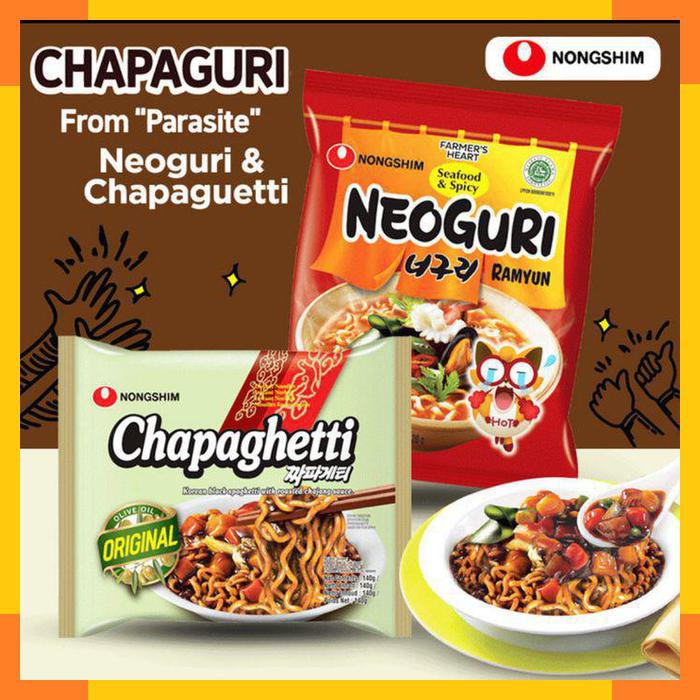 

Chapaguri Chapaghetti + Neoguri Paket Noodle Ramen Korea Parasite Pack