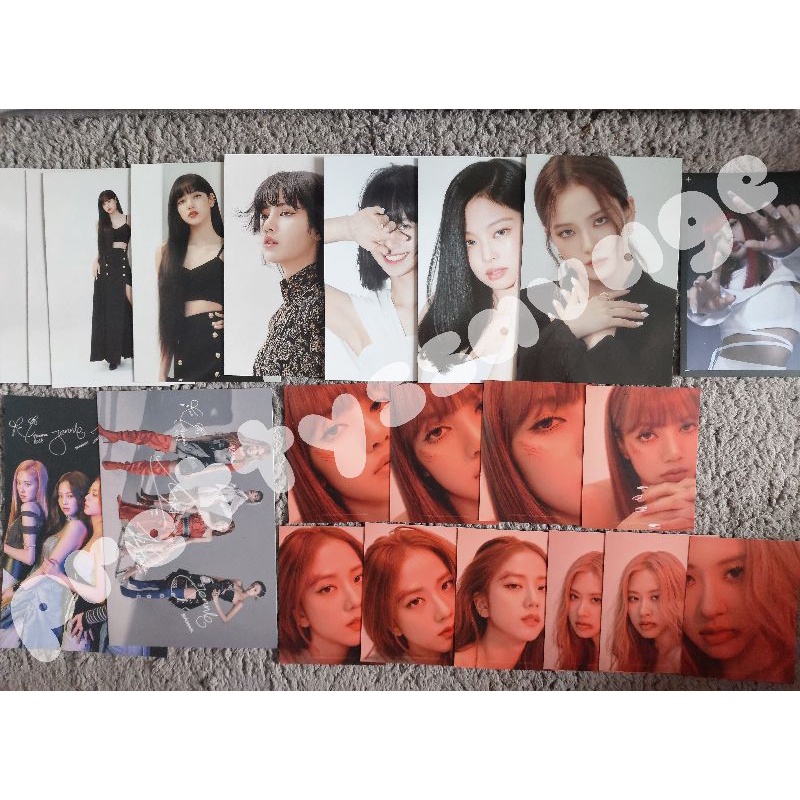 blackpink postcard