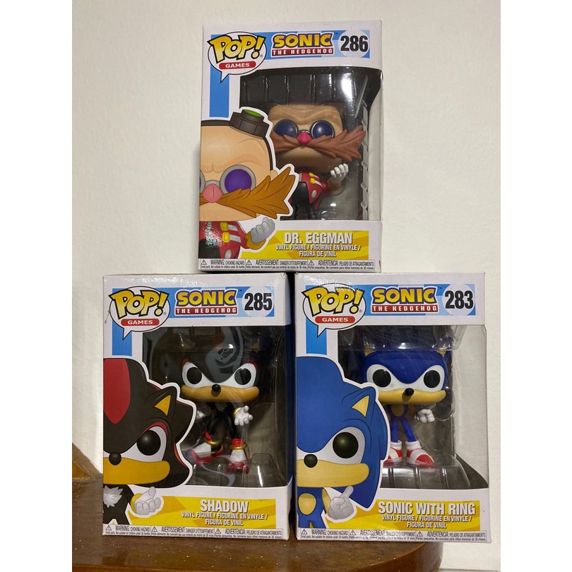 Funko POP! Sonic The Hedgehog set 3 pcs