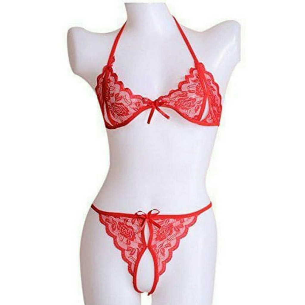 LINGERIE Baju Tidur dengan G-string import