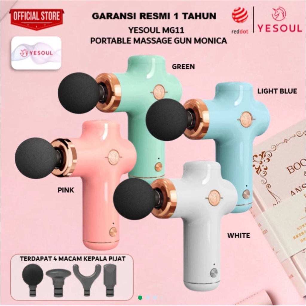 YESOUL MG11 Alat Massage Gun Portable Elektrik Garansi Resmi