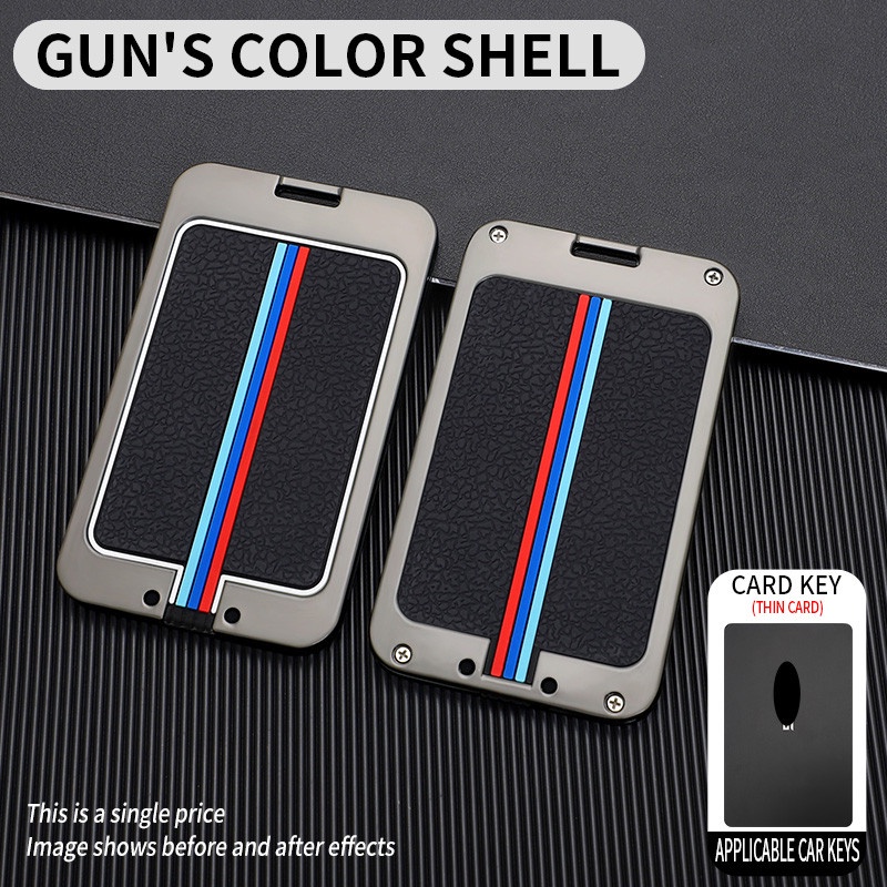 Casing Kunci Mobil Bahan Aluminum Alloy Dengan Sabuk Untuk Tesla Model S Model 3 Model X