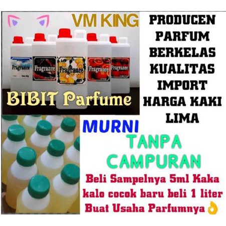 BIBIT PARFUM MURNI 1 LITER (VM KING)