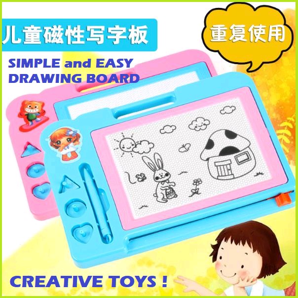 

papan tulis anak magnet praktis creative toys