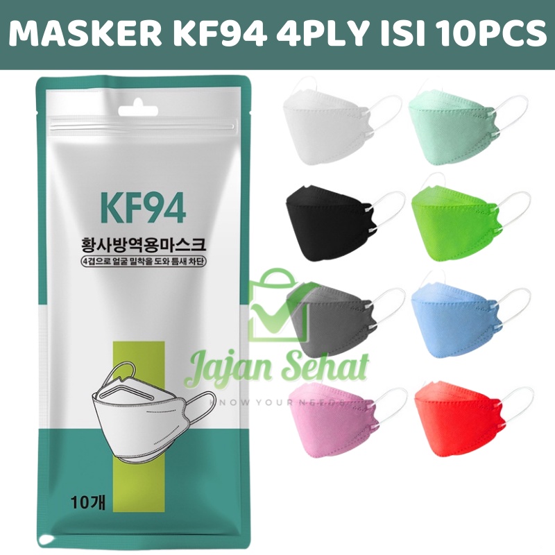 MASKER KF94 4PLY HIGH QUALITY PREMIUM ISI 10 PCS