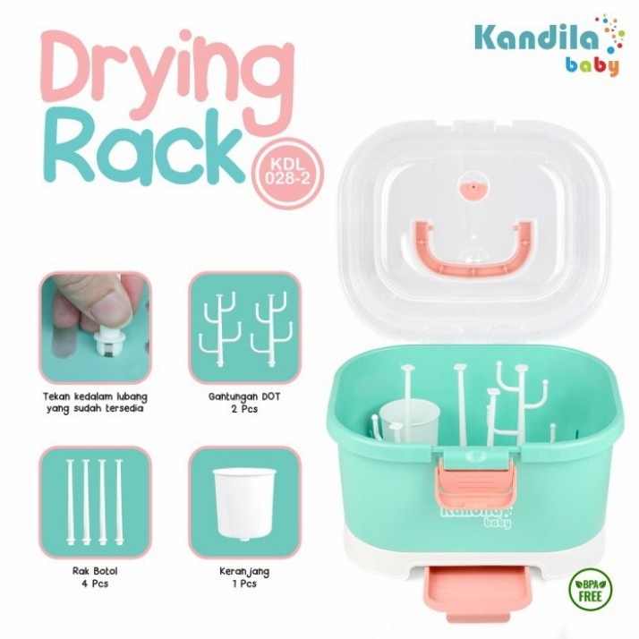 Makassar ! Drying Rack - Rak Pengering Botol Kandila Baby KDL 028-2