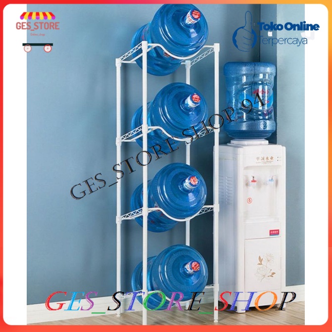 Krisbow Rak Galon 4 Susun Murah/Rak Penyimpanan Galon 4 susun/Rak galon aqua 4 susun/Rak galon besi 