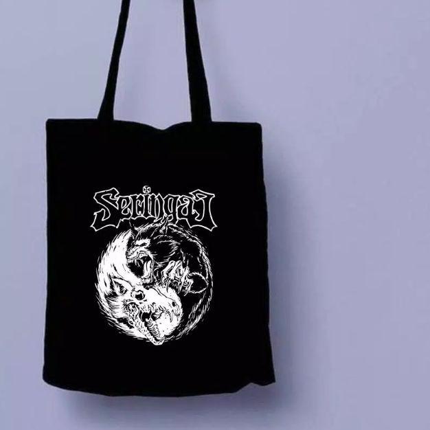 ✩ Tote Bag Band Seringai / Totebag Pria dan Wanita/ Totebag Keren Murah ➧