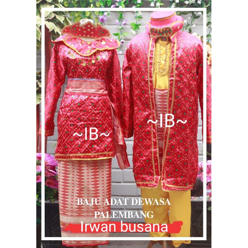 Baju adat palembang dewasa // kostum adat palembang