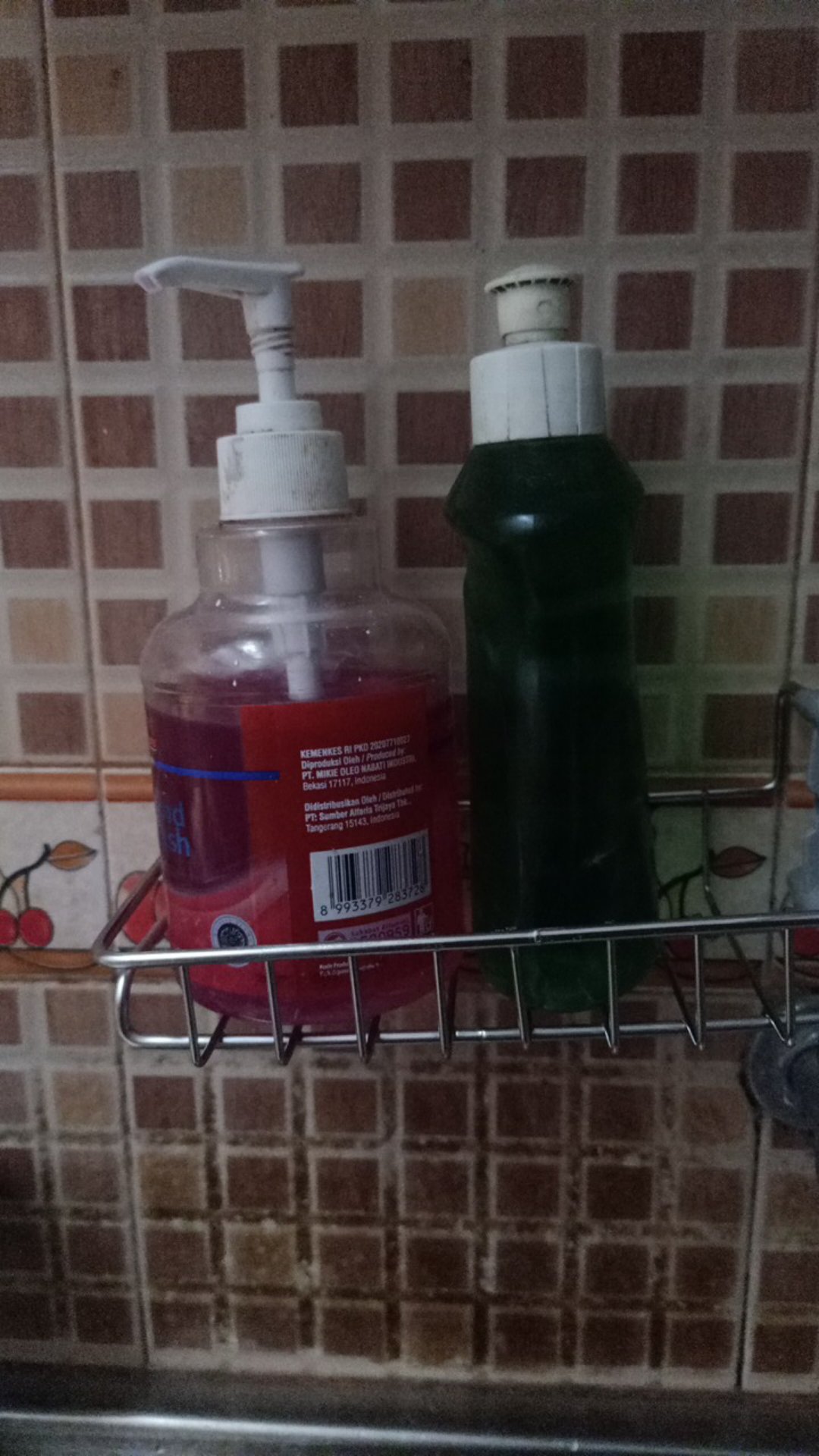 Rak Gantungan Barang & Sabun Keran Air Peralatan Dapur