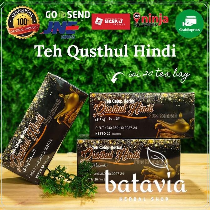 

[COD] Teh celup Herbal Qusthul Hindi Qust al hindi indian roots [COD]