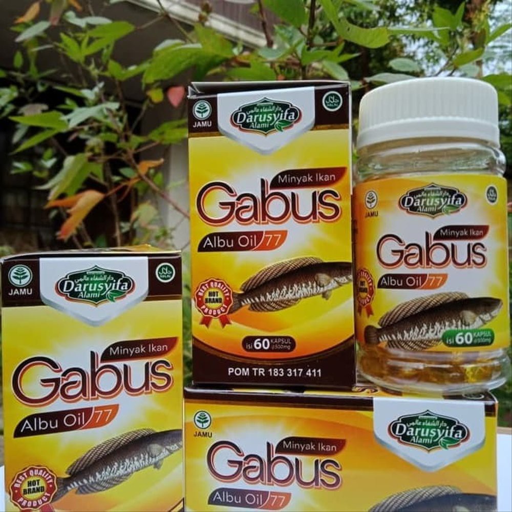 Kapsul Minyak Ikan Gabus Albu Oil 77 Darusyifa