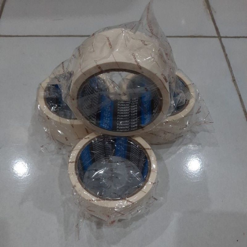 

Masking Tape 2 INC Fumaru Tape (48mmx20Yard) / Lakban Kertas 48mm Fumaru