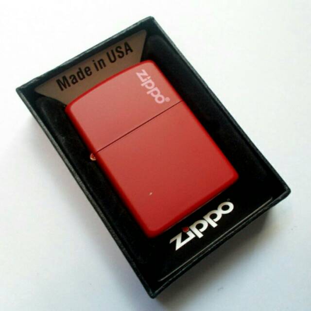 ZIPPO MATTE MERAH KW SUPER,GRADE ORI