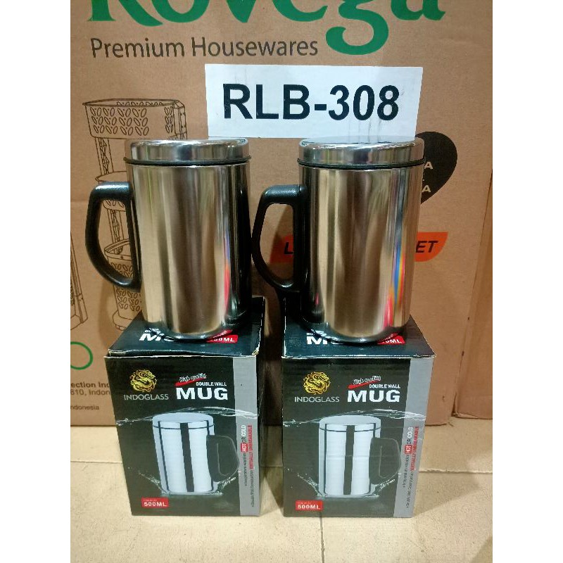 termurah mug termos stainless 500 ml