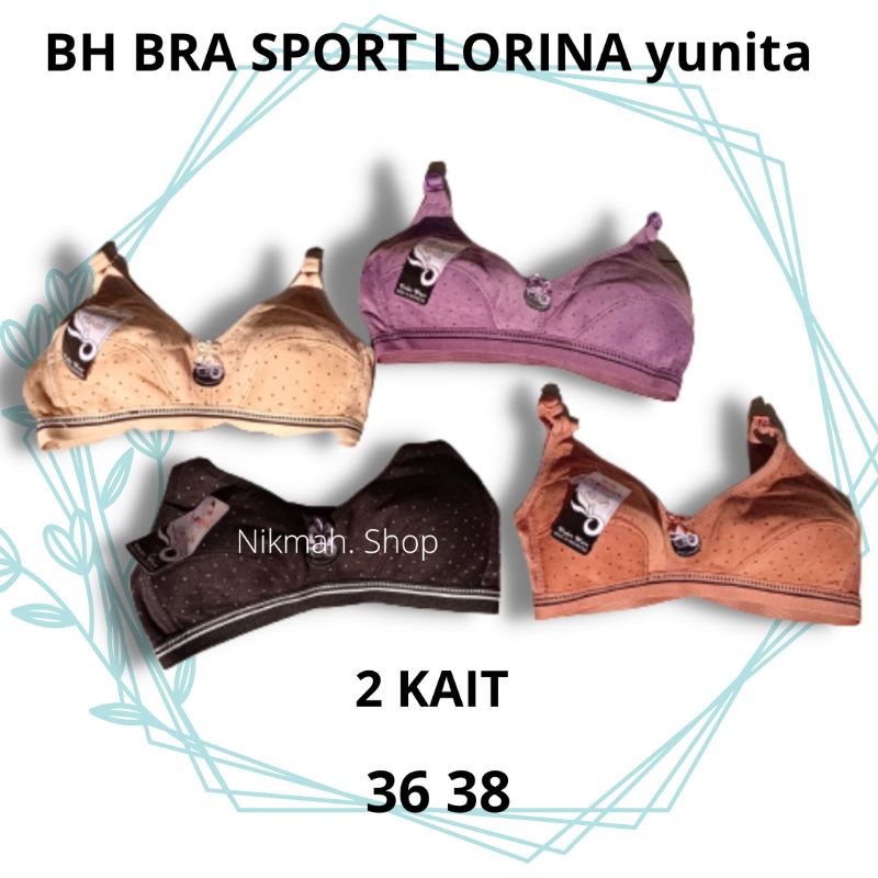 BH BRA SPORT LORINA yunita HAK 3 DAN HAK 2