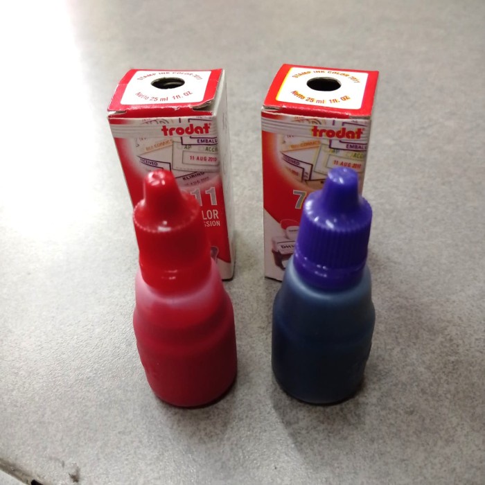 

Spesial Tinta Stempel Trodat 7011 25Ml Original Limited