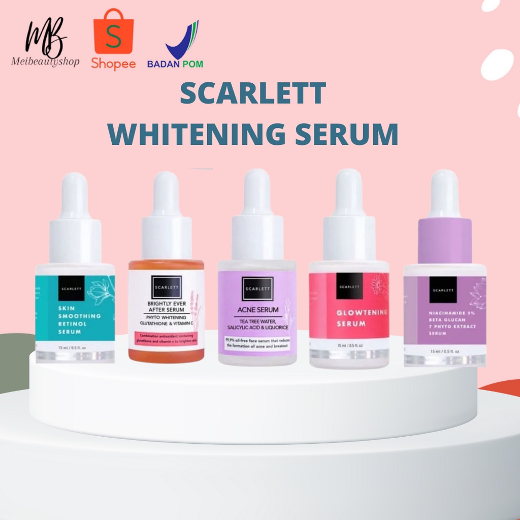 SCARLETT Whitening Lotion / Shower / Scrub / Facial Wash / Toner / Serum / Cream