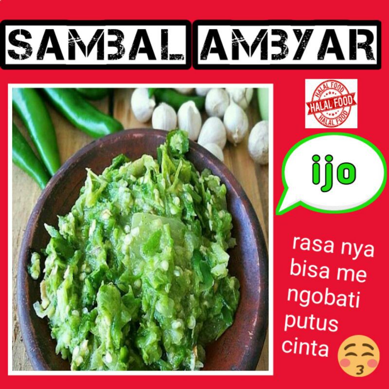 

sambal ijo/sambal hijau
