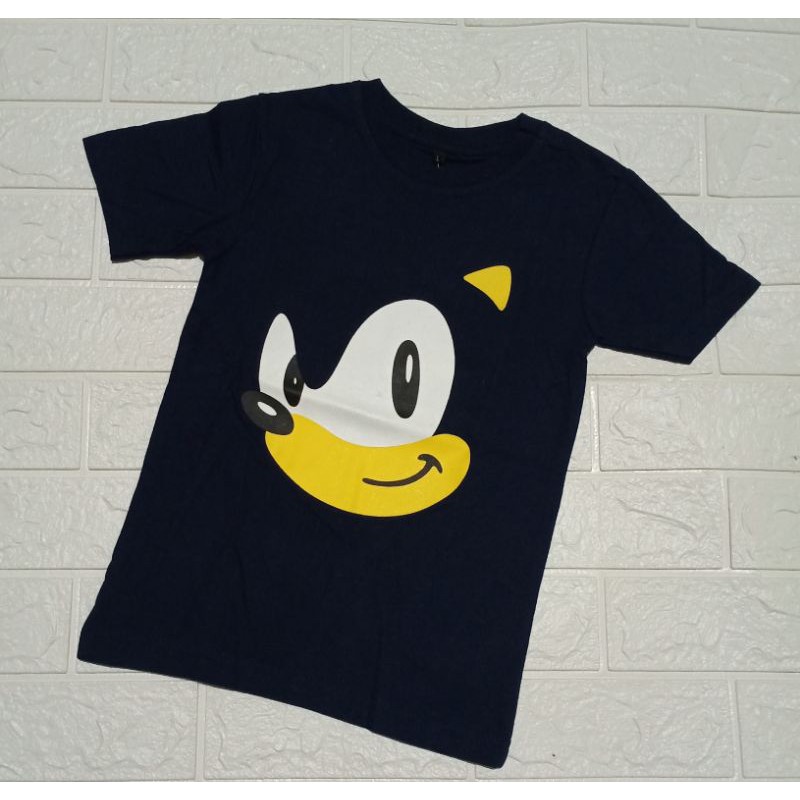 BAJU ANAK COWOK ATASAN KAOS ANAK 5thn - 6thn KARAKTER SONIC KEREN