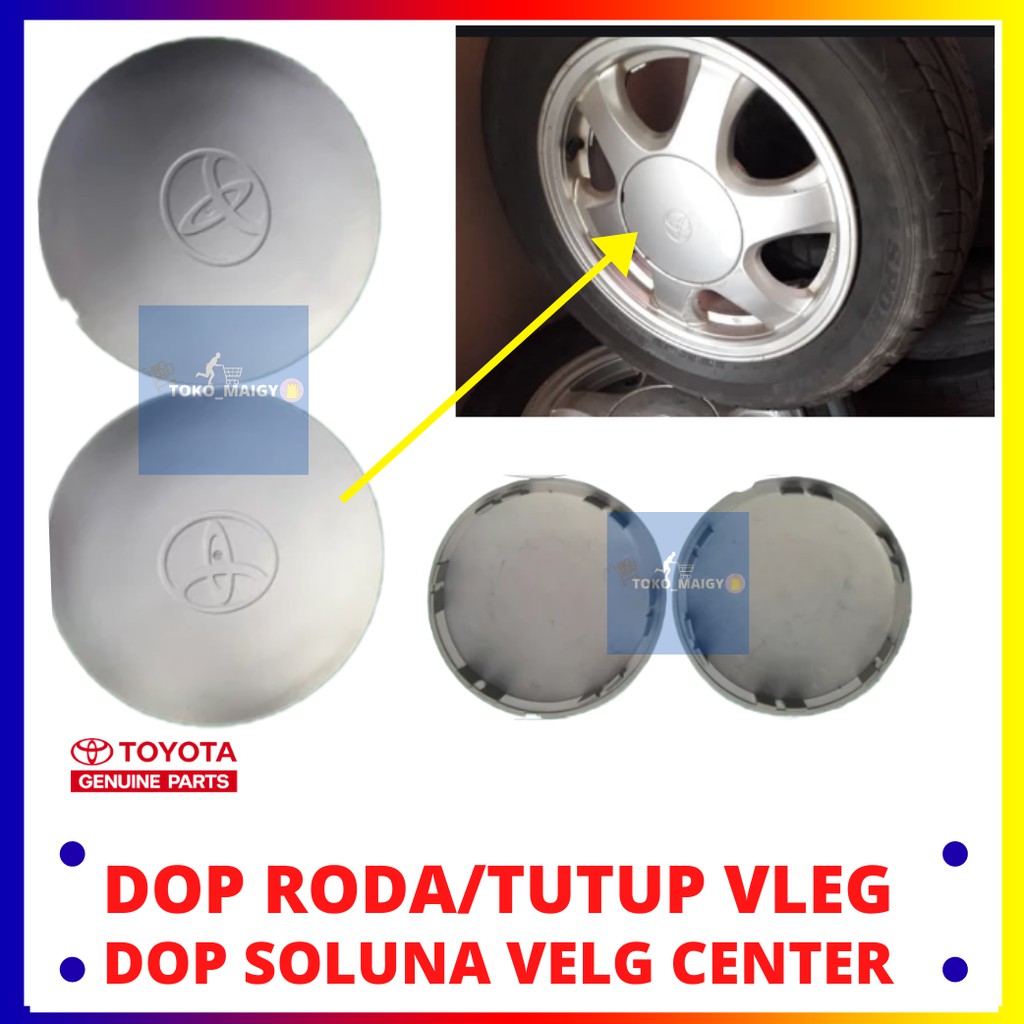 dop soluna /Tutup Roda Soluna/ Tutup Velg Center Dop Soluna/dop center toyota solunA