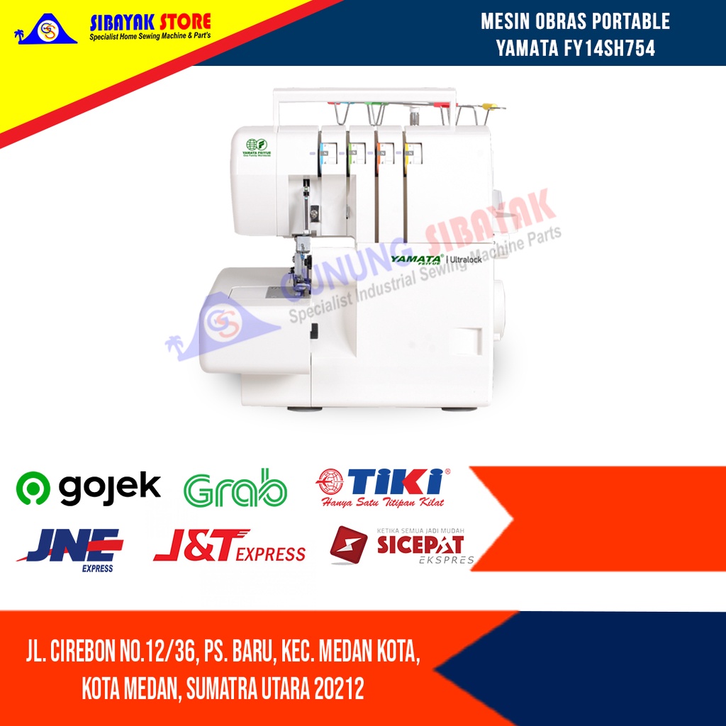 Mesin Obras Portable Yamata FY-14SH754