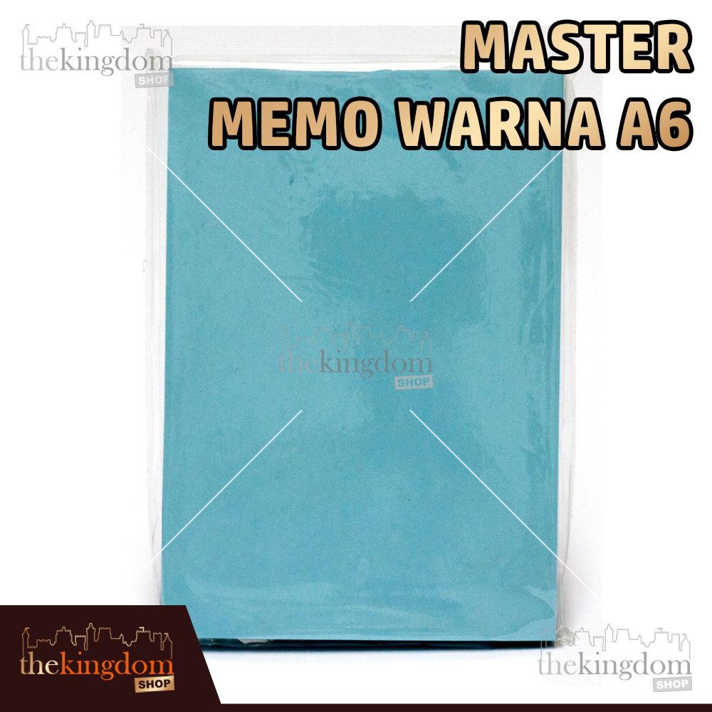 

Master Memo Warna A6 / Kertas / Notes